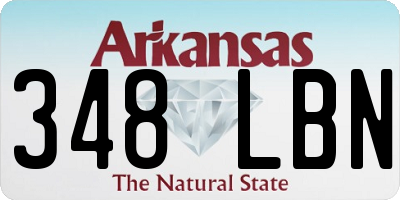 AR license plate 348LBN