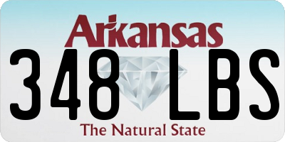 AR license plate 348LBS