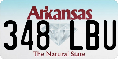 AR license plate 348LBU