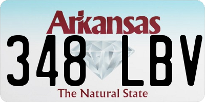 AR license plate 348LBV