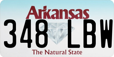 AR license plate 348LBW