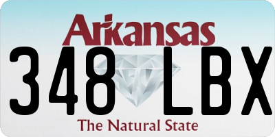 AR license plate 348LBX