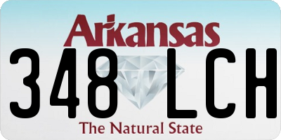 AR license plate 348LCH