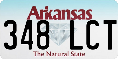 AR license plate 348LCT
