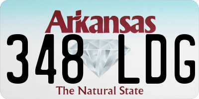 AR license plate 348LDG