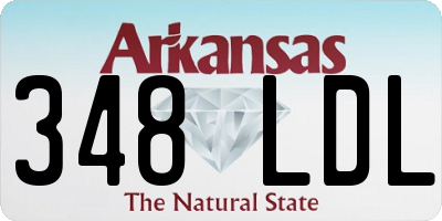 AR license plate 348LDL