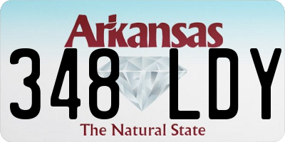 AR license plate 348LDY