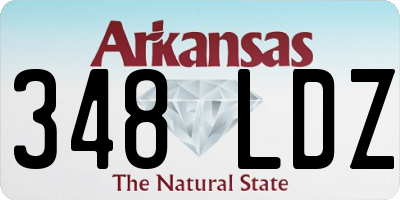 AR license plate 348LDZ