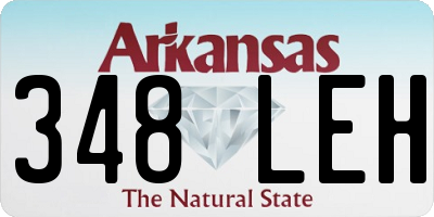 AR license plate 348LEH