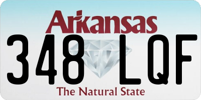 AR license plate 348LQF