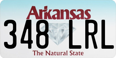 AR license plate 348LRL