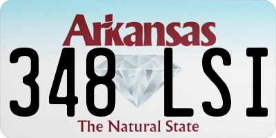 AR license plate 348LSI