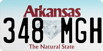 AR license plate 348MGH