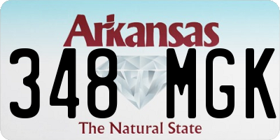 AR license plate 348MGK