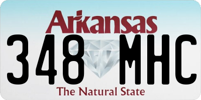 AR license plate 348MHC