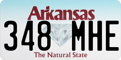 AR license plate 348MHE