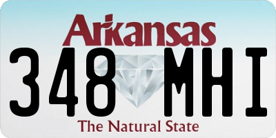 AR license plate 348MHI