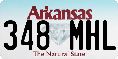 AR license plate 348MHL