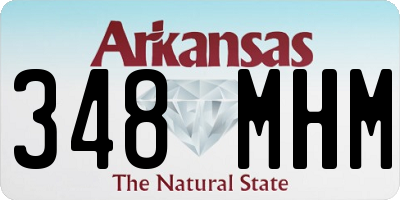AR license plate 348MHM