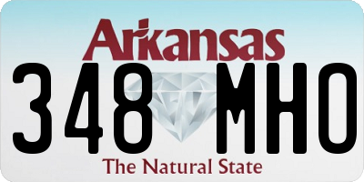 AR license plate 348MHO