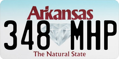 AR license plate 348MHP