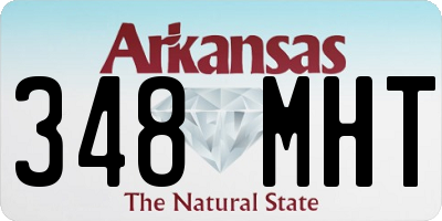 AR license plate 348MHT