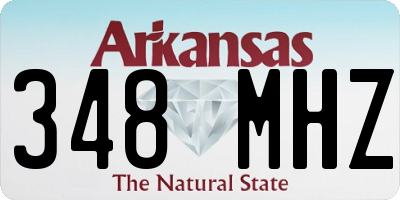 AR license plate 348MHZ