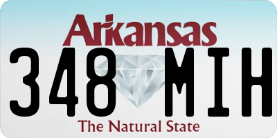 AR license plate 348MIH