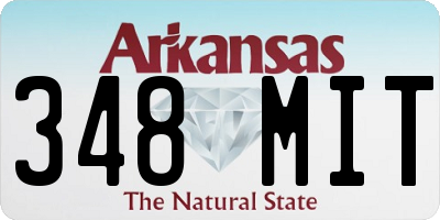AR license plate 348MIT