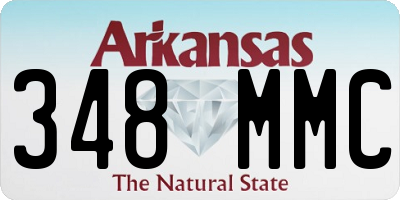 AR license plate 348MMC
