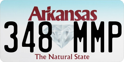 AR license plate 348MMP