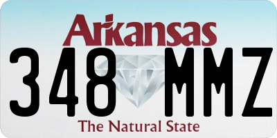 AR license plate 348MMZ