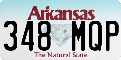 AR license plate 348MQP