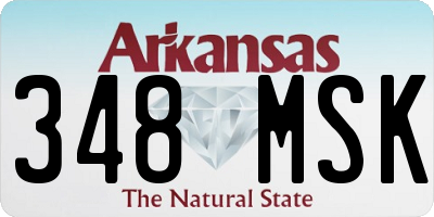 AR license plate 348MSK