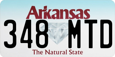 AR license plate 348MTD
