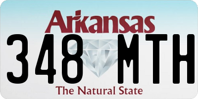 AR license plate 348MTH