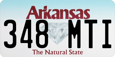 AR license plate 348MTI