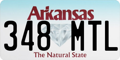 AR license plate 348MTL