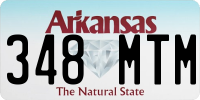 AR license plate 348MTM