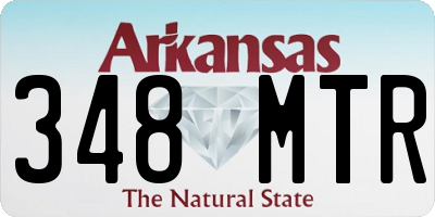 AR license plate 348MTR