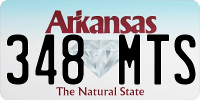 AR license plate 348MTS