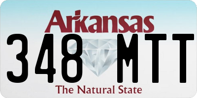 AR license plate 348MTT