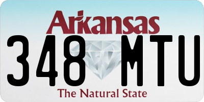 AR license plate 348MTU