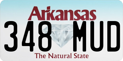 AR license plate 348MUD