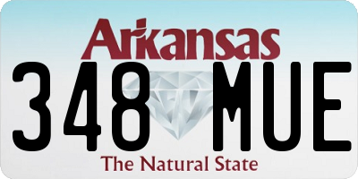 AR license plate 348MUE