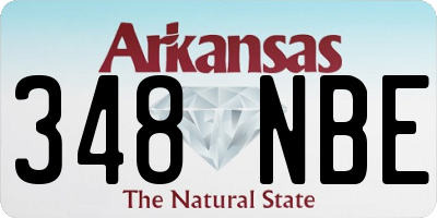 AR license plate 348NBE