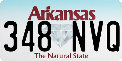 AR license plate 348NVQ