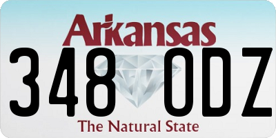 AR license plate 348ODZ