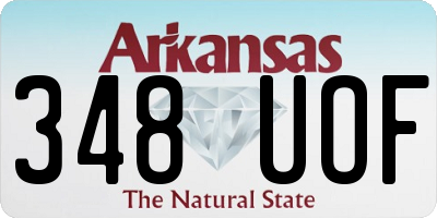 AR license plate 348UOF