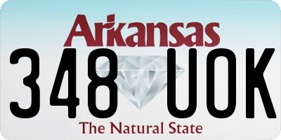 AR license plate 348UOK
